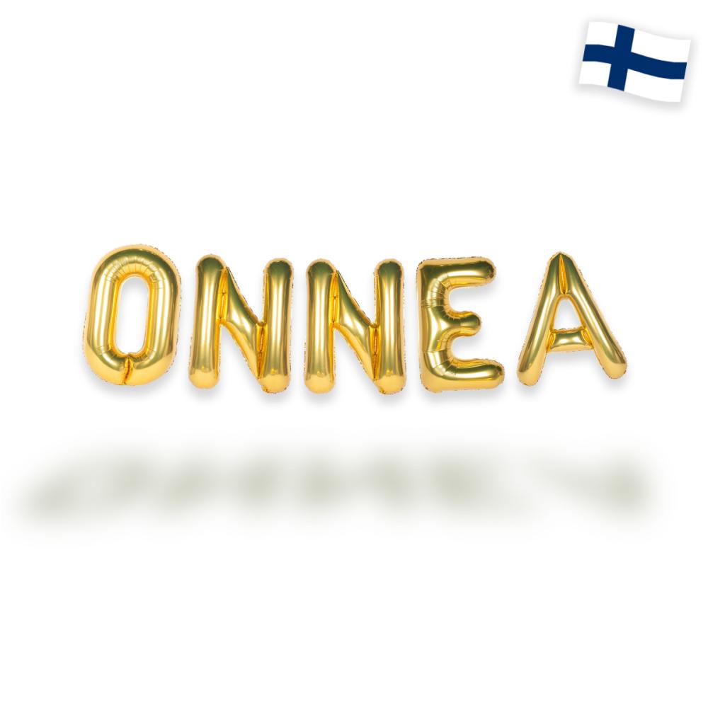 Ballonggirlang - ONNEA Guld 35 cm