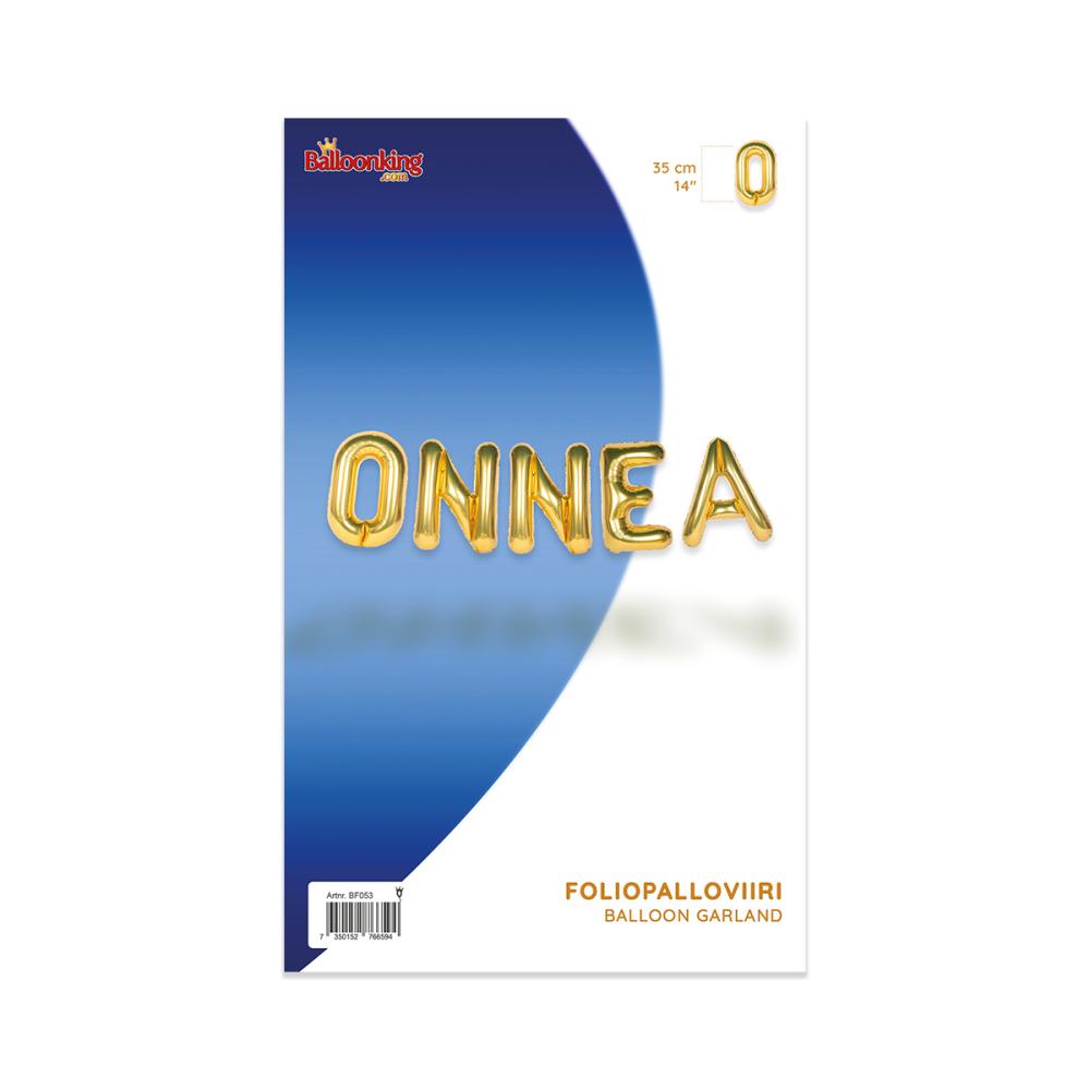 Ballonggirlang - ONNEA Guld 35 cm