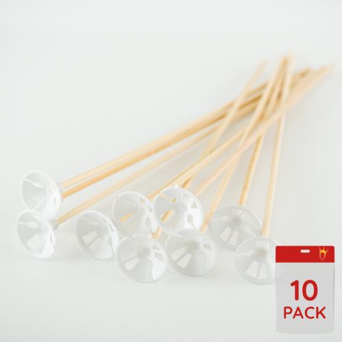 Ballongpinnar - Biosticks Bambu 10-pack