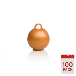 Bubble Weights - Gold Metallic 75g - 100-pack