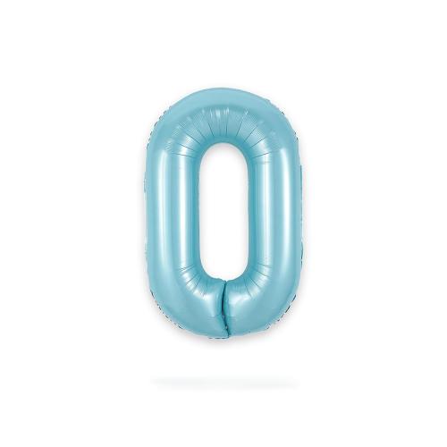 Ballongsiffra - Noll Baby Blue 86 cm
