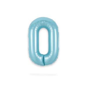 Ballongsiffra - Noll Baby Blue 86 cm