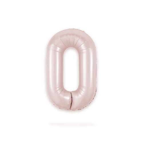 Ballongsiffra - Noll Baby Pink 86 cm