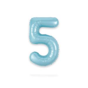 Ballongsiffra - Fem Baby Blue 86 cm
