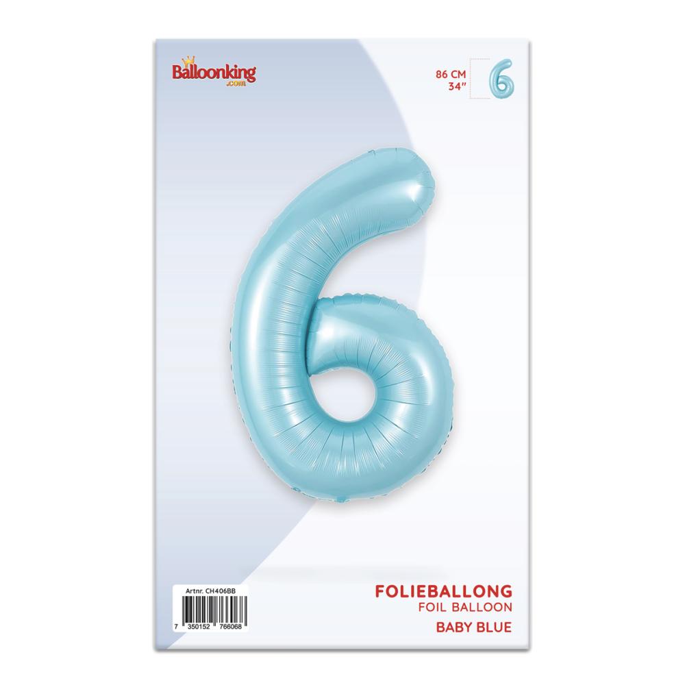 Ballongsiffra - Sex Baby Blue 86 cm