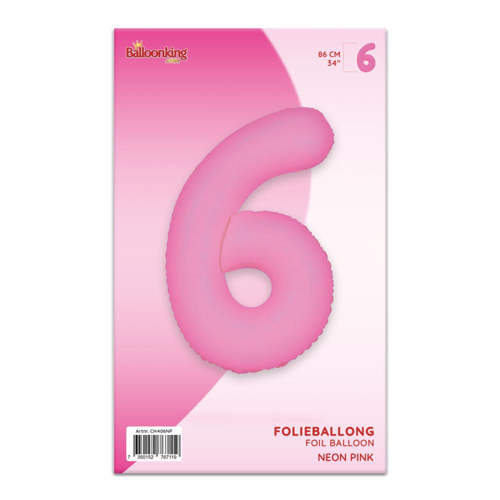 Ballongsiffra - Sex Neon Pink 86 cm