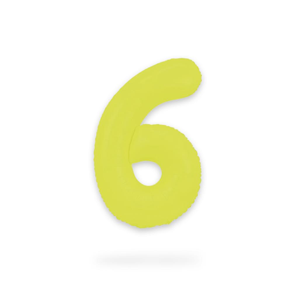 Ballongsiffra - Sex Neon Yellow 86 cm