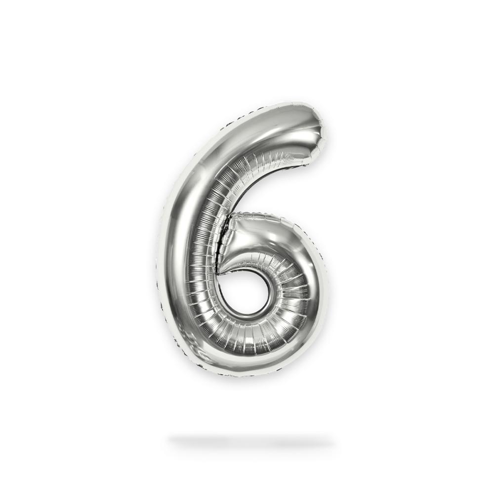 Ballongsiffra - Sex Silver 86 cm
