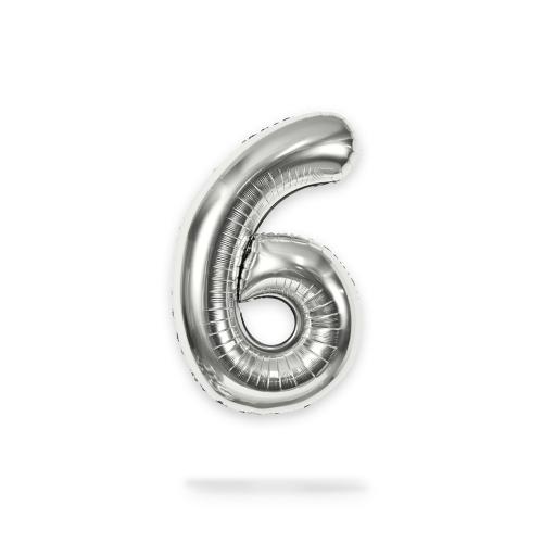 Ballongsiffra - Sex Silver 86 cm