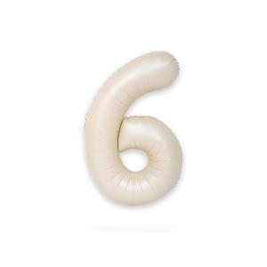Ballongsiffra - Sex Satin Creme 86 cm