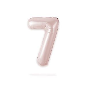 Ballongsiffra - Sju Baby Pink 86 cm
