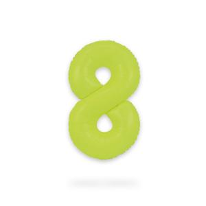 Ballongsiffra - Åtta Neon Green 86 cm