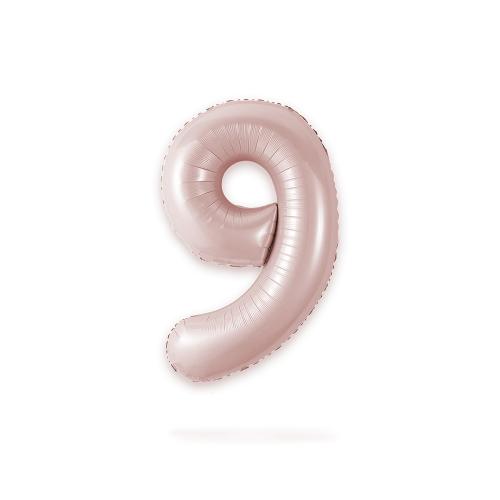 Ballongsiffra - Nio Baby Pink 86 cm