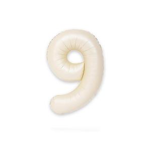 Ballongsiffra - Nio Satin Creme 86 cm