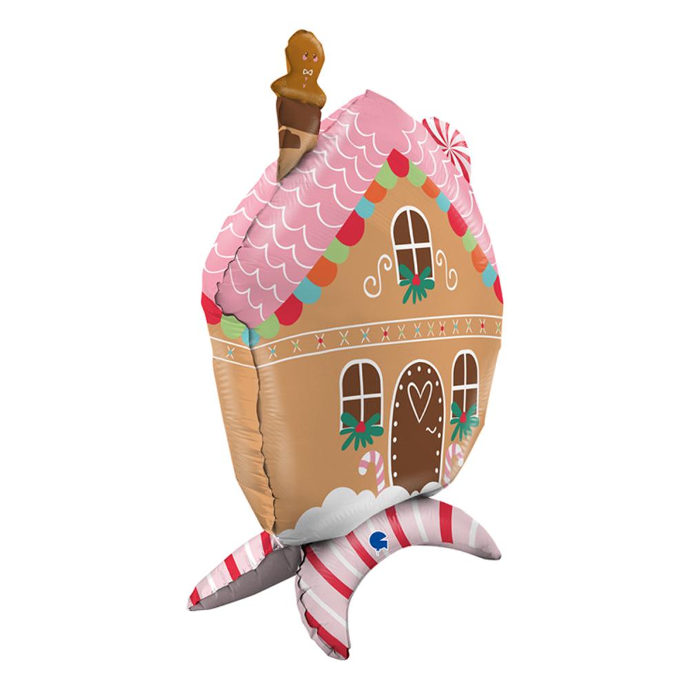 Folieballong - Ginger Bread House - Standing 76 cm