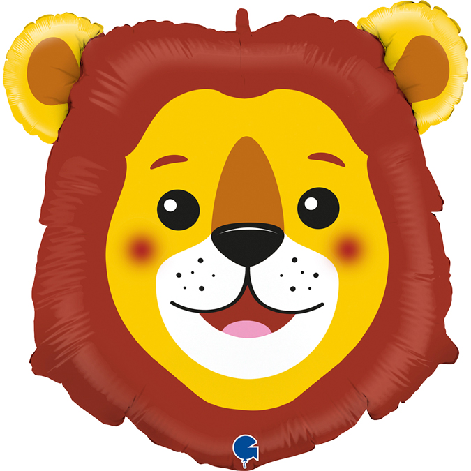 Folieballong - Lion Head Shape