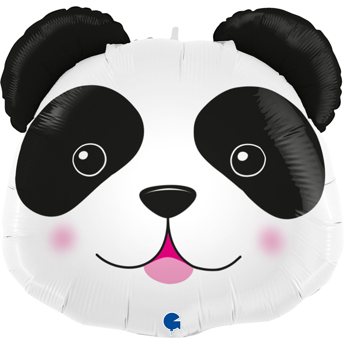 Folieballong - Panda Head Shape