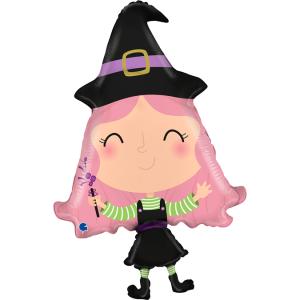 Folieballong - Lovable Witch 84 cm