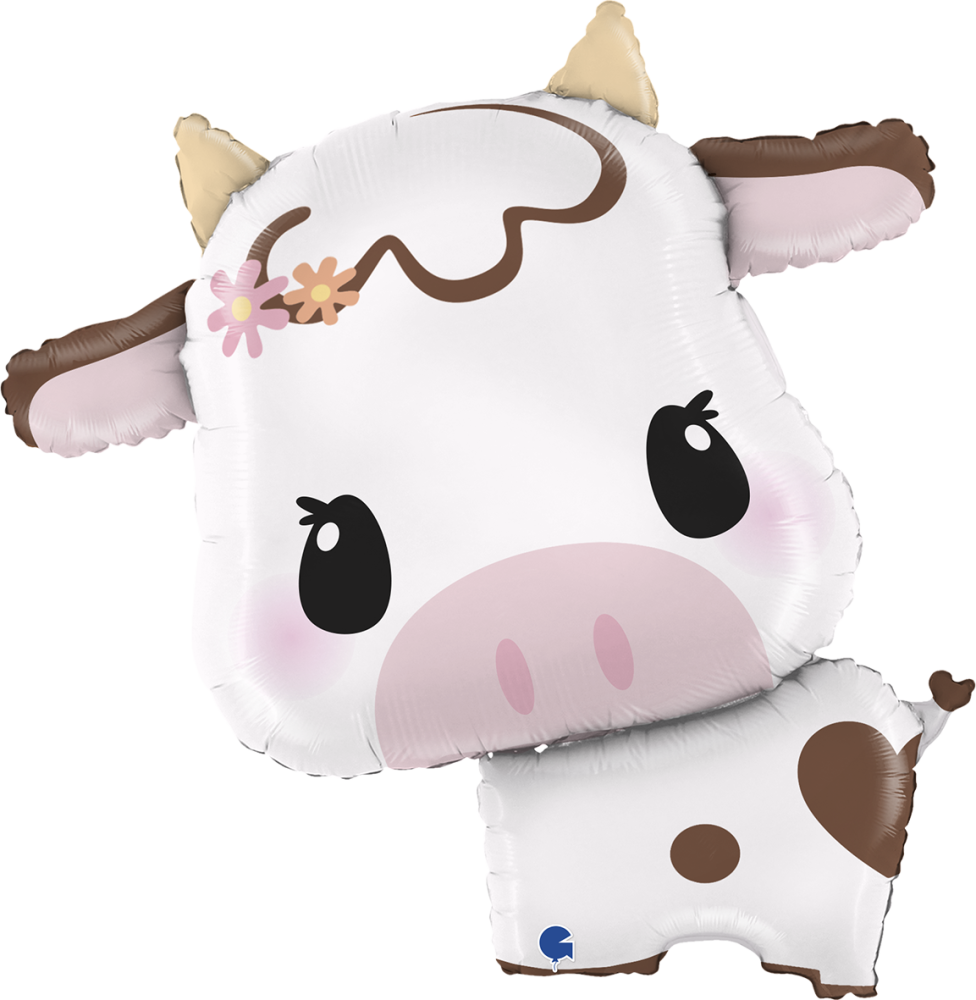 Folieballong - Cute Cow Shape