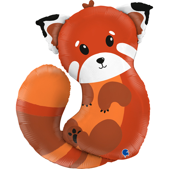 Folieballong - Red Panda Shape 72 cm