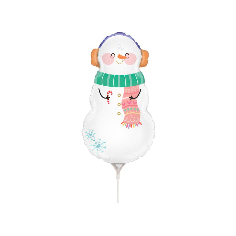 Folieballong - Snowman Mini 35 cm