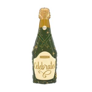 Folieballong - Sparkling Champagne Bottle Shape