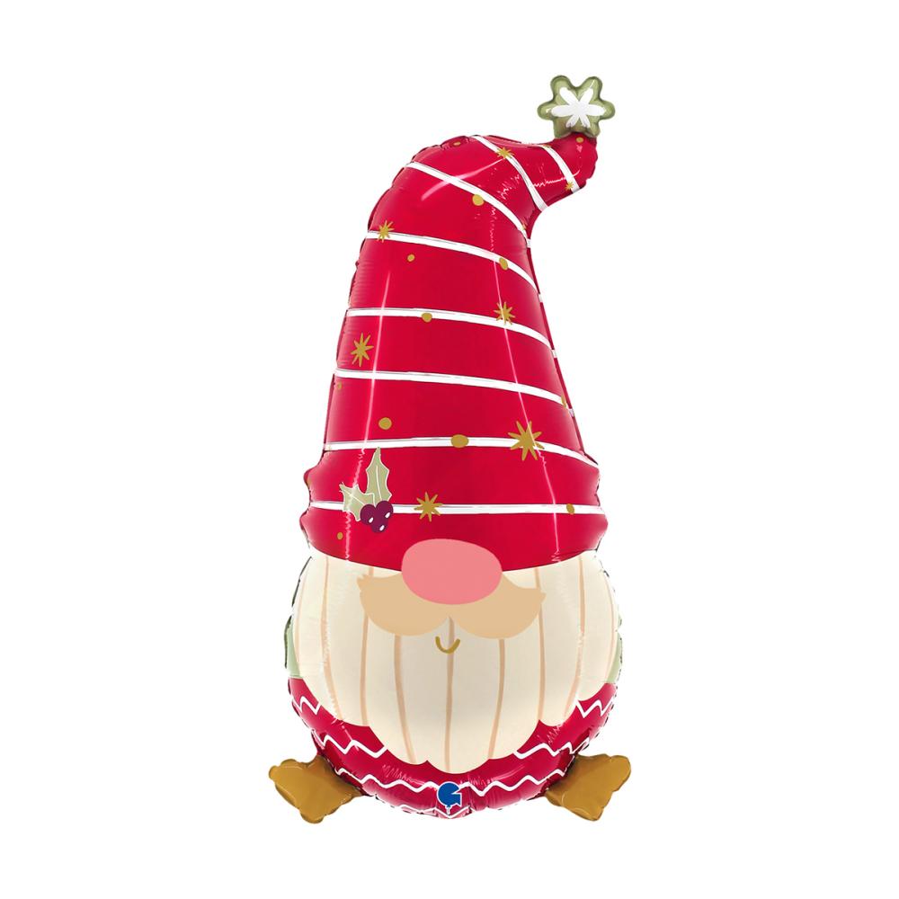 Folieballong - Christmas Gnome Shape