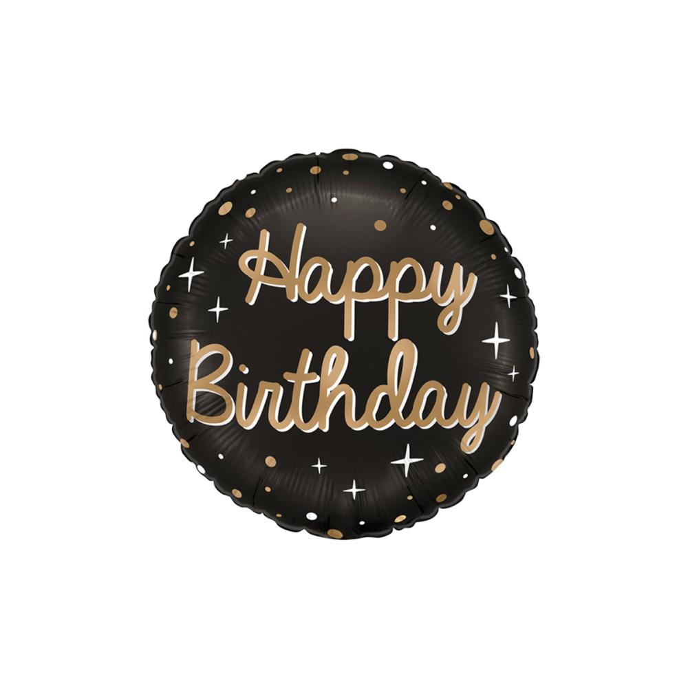 Folieballong - Sparkling Happy Bday 46 cm