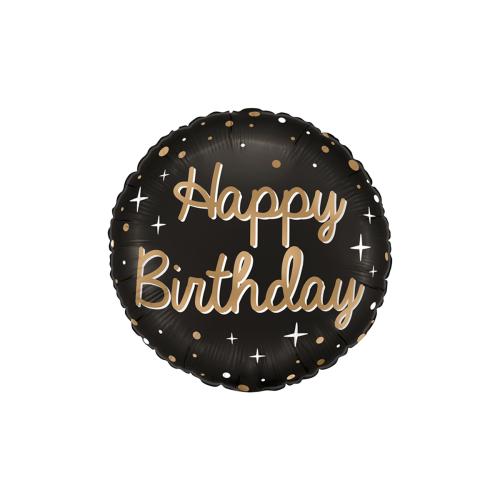 Folieballong - Sparkling Happy Bday 46 cm
