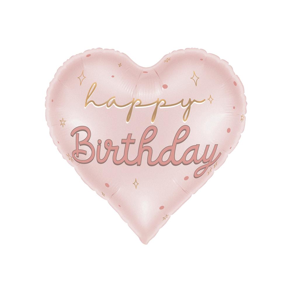 Folieballong - Sweetie Heart Happy Birthday 46 cm