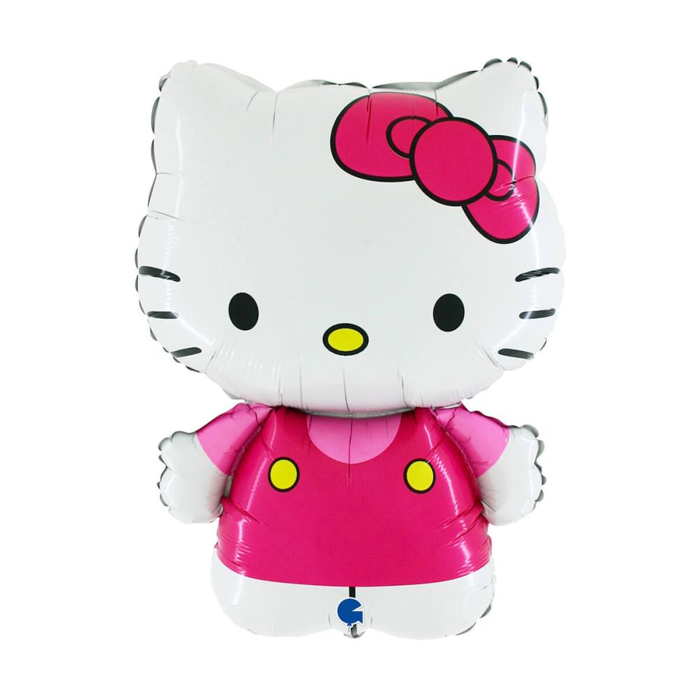 Folieballong - Hello Kitty Fuxia Shape