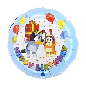 Folieballong - Happy Bluey HPD 46 cm