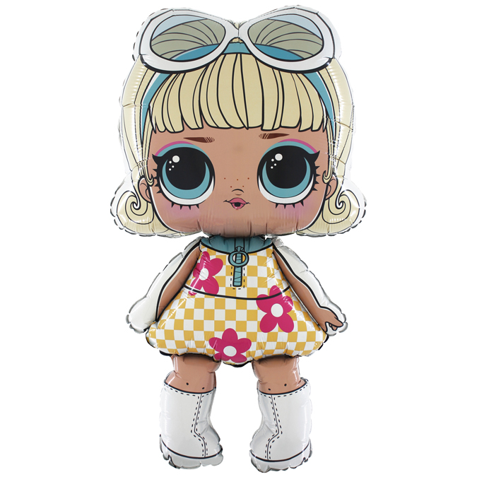 Folieballong - LOL- Surprise Go Go Girl Shape 99 cm
