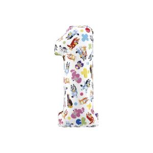 Ballongsiffra - Bluey - Ett 66 cm