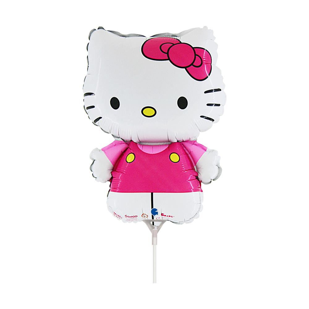 Folieballong Mini - Hello Kitty Fuxia