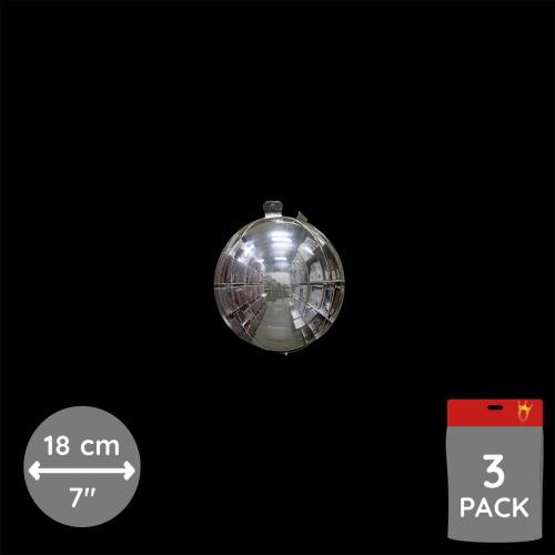 Loon Balls - Silver 18 cm - 3-pack