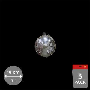 Loon Balls - Silver 18 cm - 3-pack