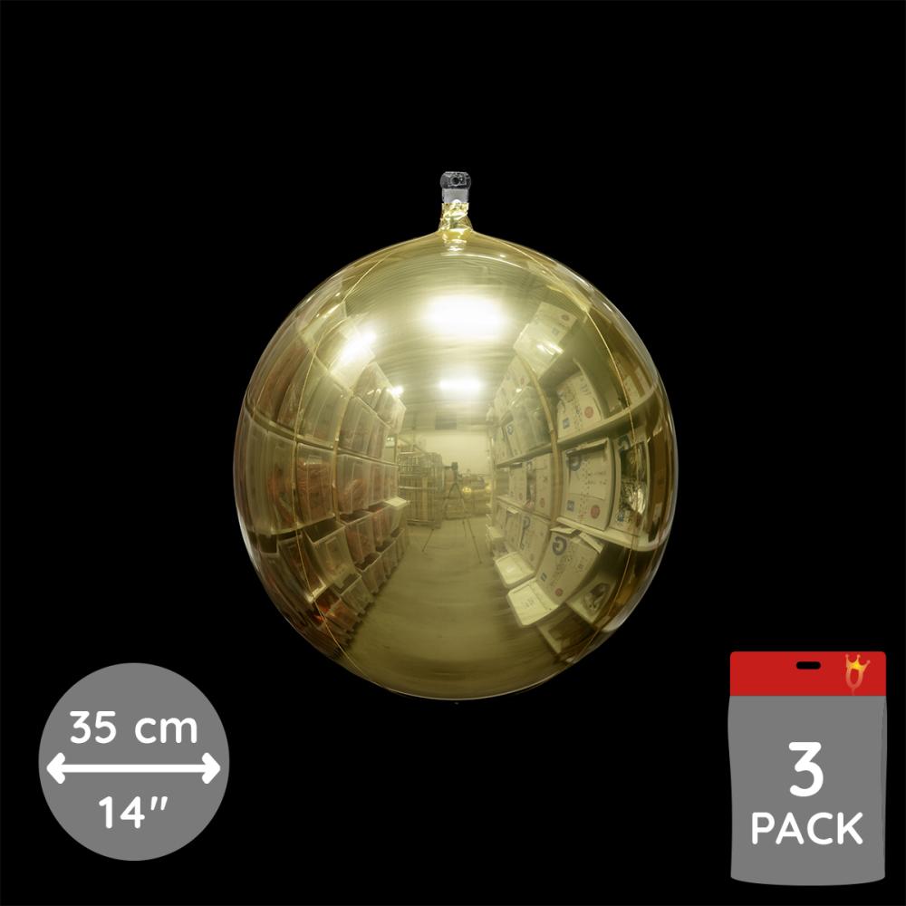 Loon Balls - True Gold 35 cm - 3-pack