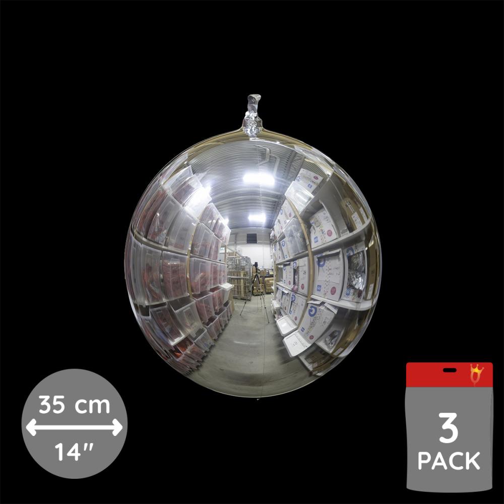 Loon Balls - Silver 35 cm - 3-pack