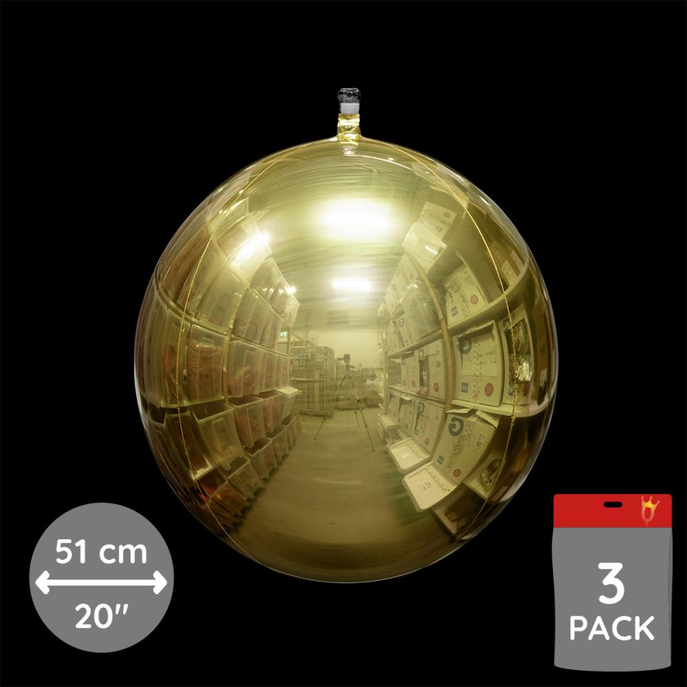 Loon Balls - True Gold 51 cm - 3-pack