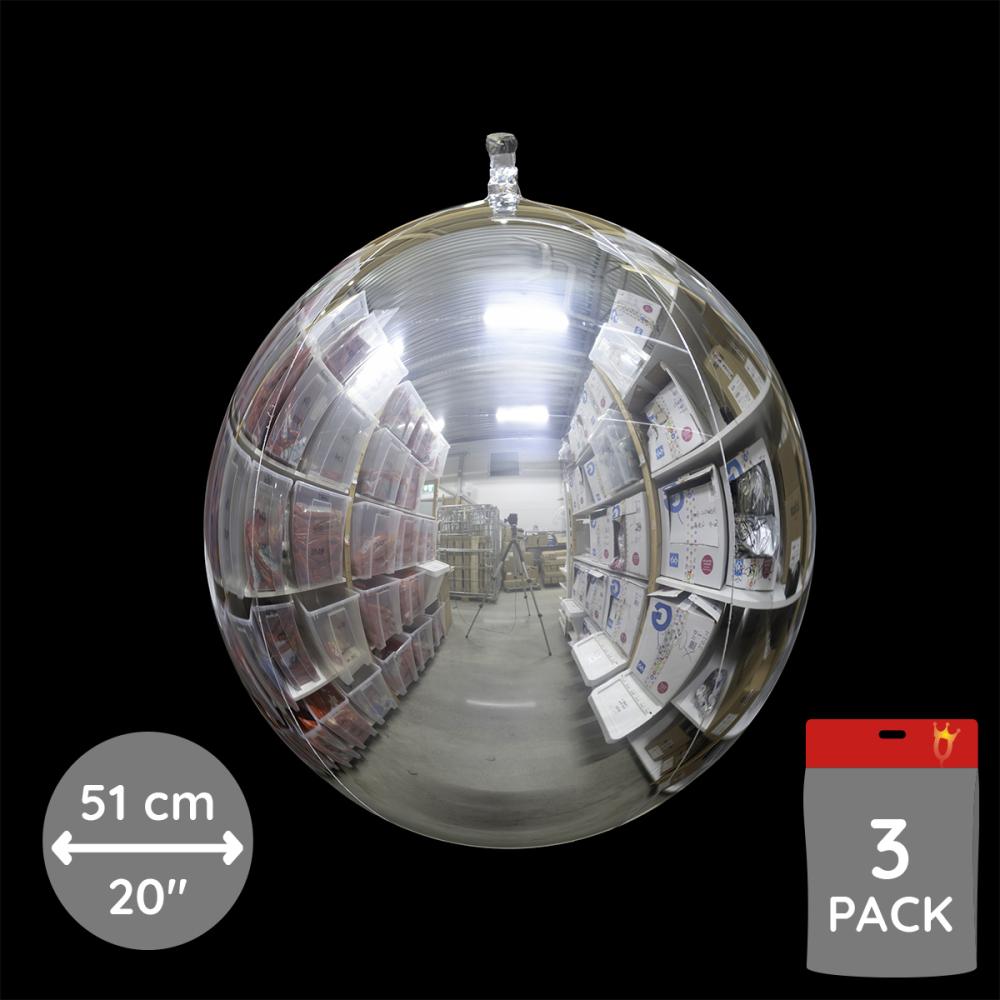 Loon Balls - Silver 51 cm - 3-pack