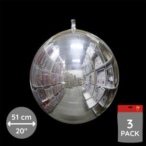 Loon Balls - Silver 51 cm - 3-pack