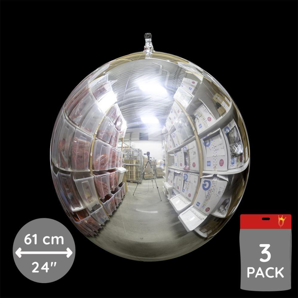 Loon Balls - Silver 61 cm - 3-pack