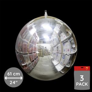 Loon Balls - Silver 61 cm - 3-pack