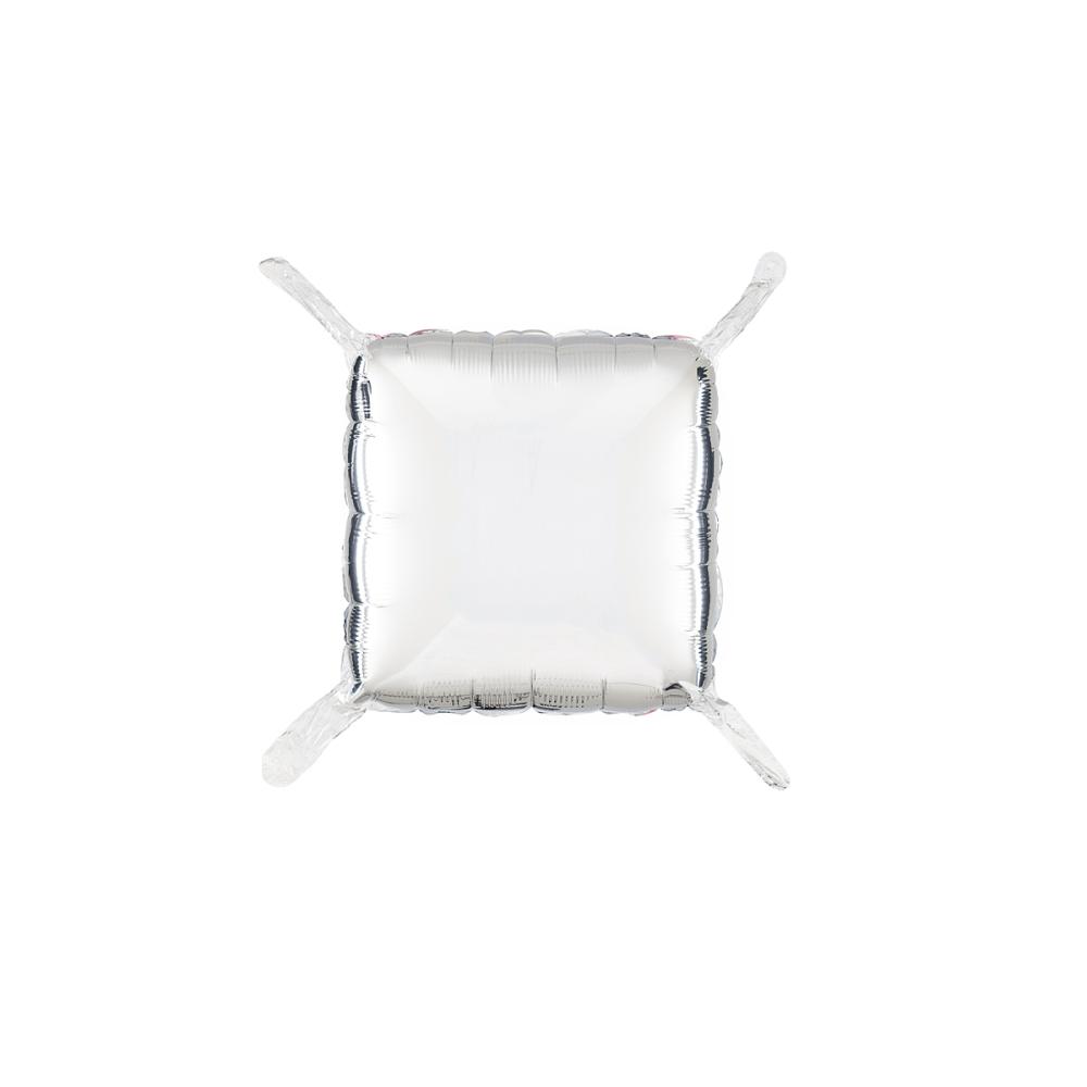 Pillow Balloons - Silver+Pastellrosa 47cm - 4-pack