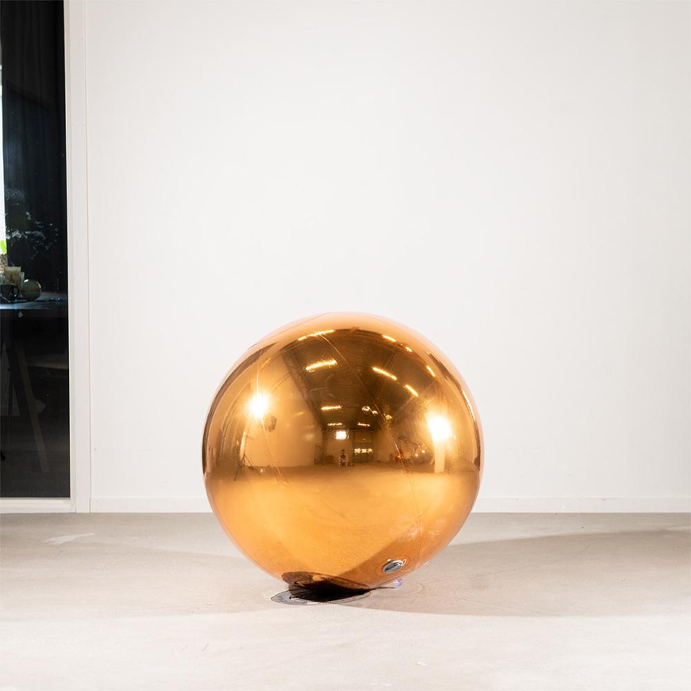 Inflatable Mirror Ball - Gold 80 cm