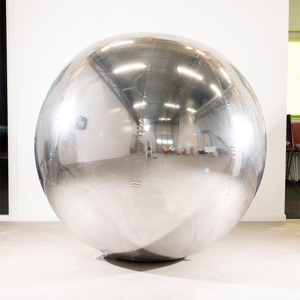 Inflatable Mirror Ball - Silver 150 cm