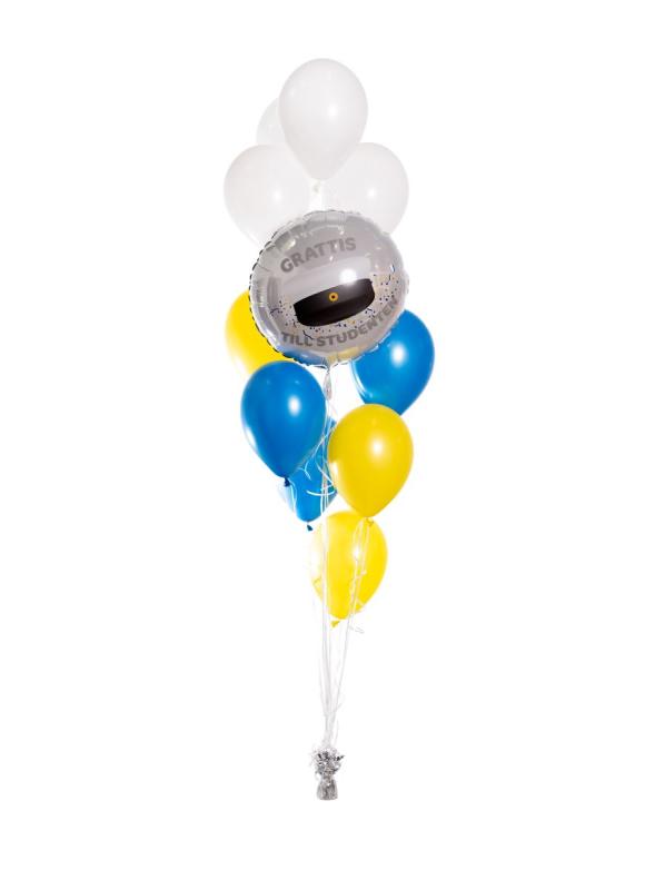 Heliumballong Hjärta Studentfirande 45 cm