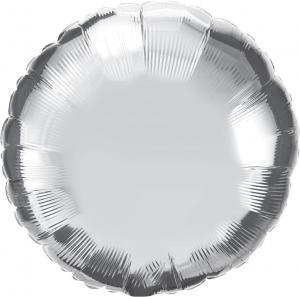 18" (46 cm) Rund Silver