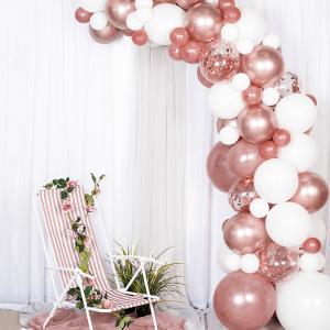 DIY Ballongbåge Rose Gold